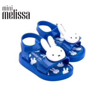 Mini Melissa Blue Bunny Kids Sandals